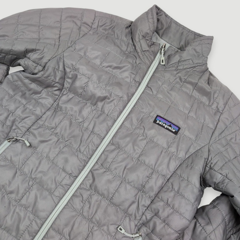 Patagonia Nano Puff Jacket Womens XS Gray Quilted Insulated Puffer Gorpcore